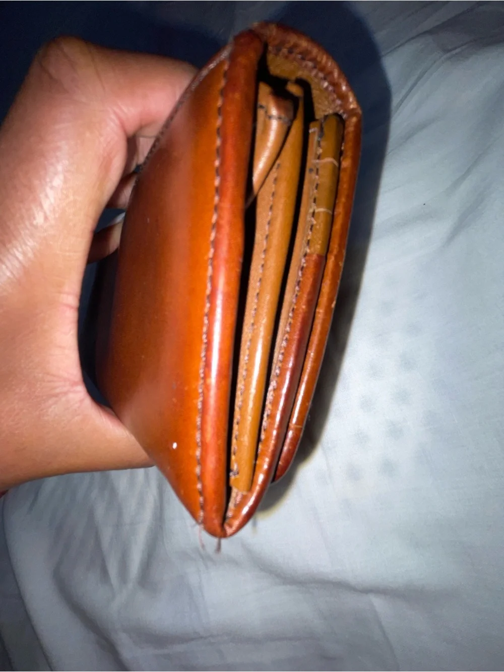 Burberry Leather Continental Wallet - Brown
